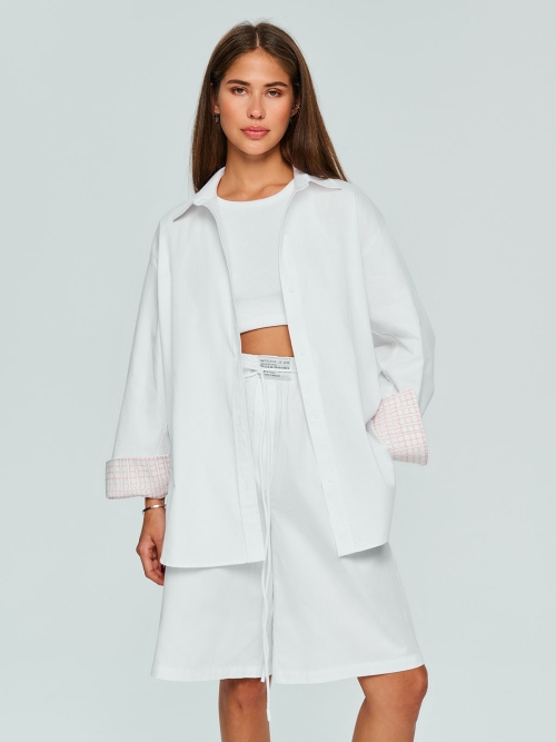 Рубашка LMTD белого цвета