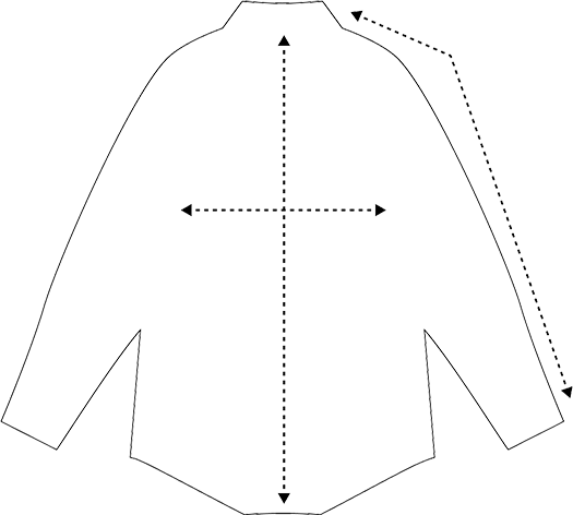 схема рубашки