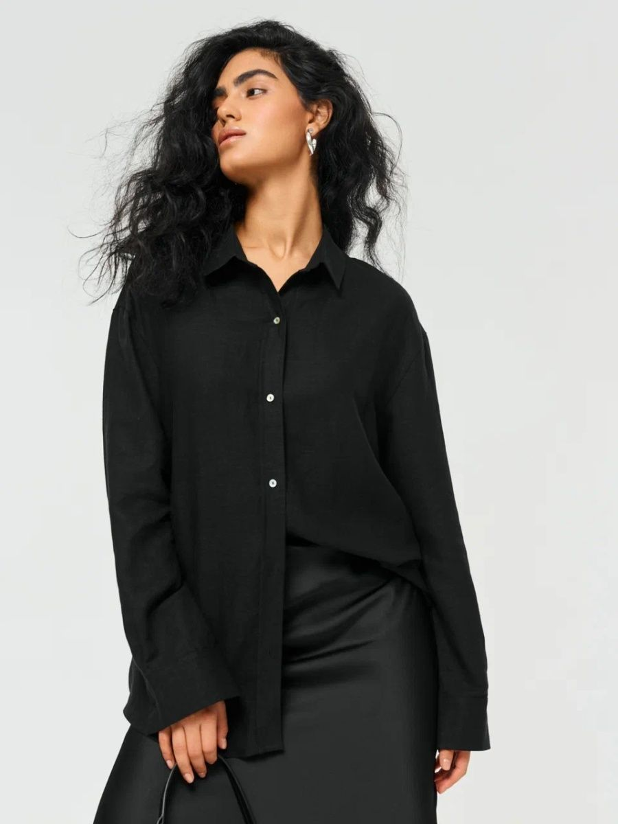 Рубашка свободного кроя LINEN