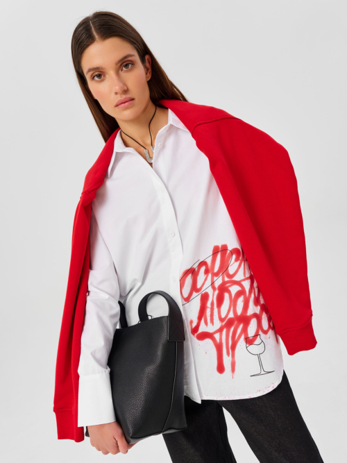 Рубашка с принтом Просекко