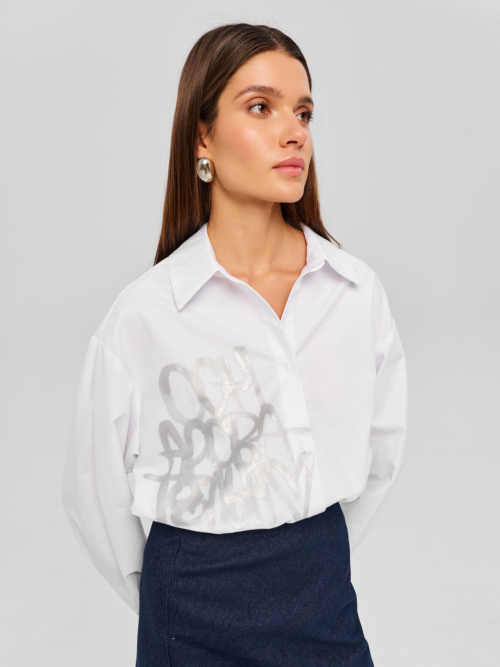Рубашка с принтом Очарование