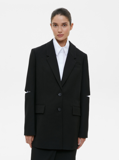 Жакет с разрезами