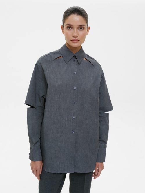 Серый меланж