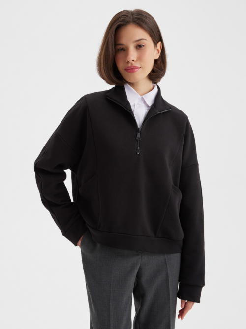 Свитшот с молнией