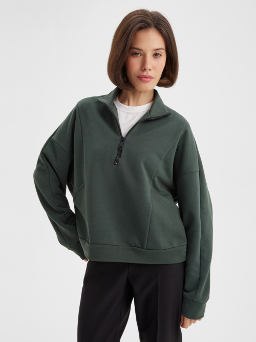 Свитшот с молнией