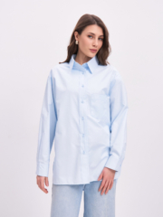 Рубашка OCH №489 V25RUB489GOL голубой (Весна)
