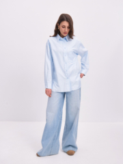 Рубашка OCH №489 V25RUB489GOL голубой (Весна)