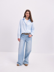 Рубашка OCH №489 V25RUB489GOL голубой (Весна)