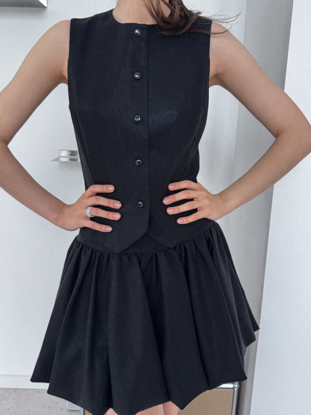 Юбка OCH №501 25LU5014ER черный (Лето)