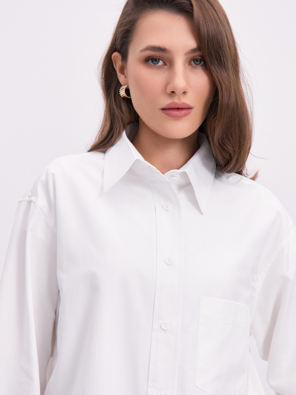 Рубашка OCH №489 V25RUB489BEL белый (Весна)